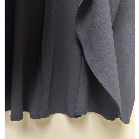 Sandro Black Side Zip Workwear Classic Knee Length Skirt Size 10 Clueless - Picture 6 of 9